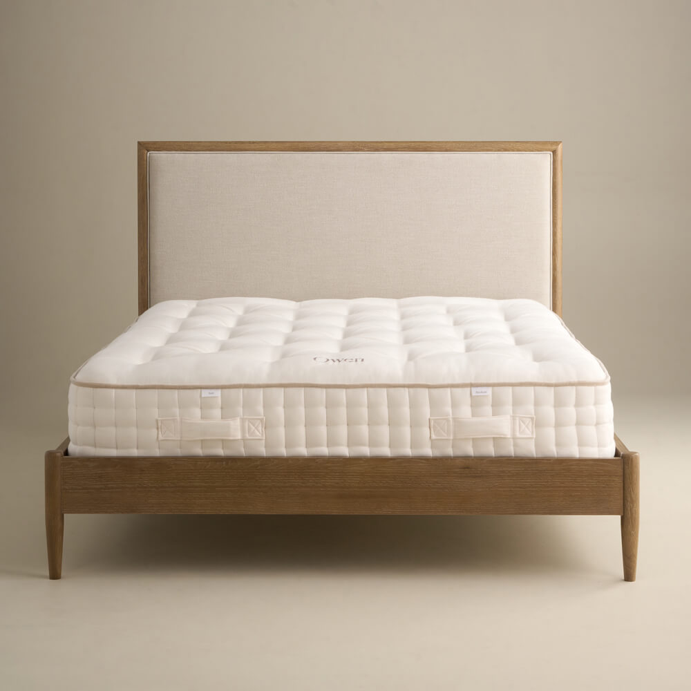 Adina Bed, Weathered Oak, Super King